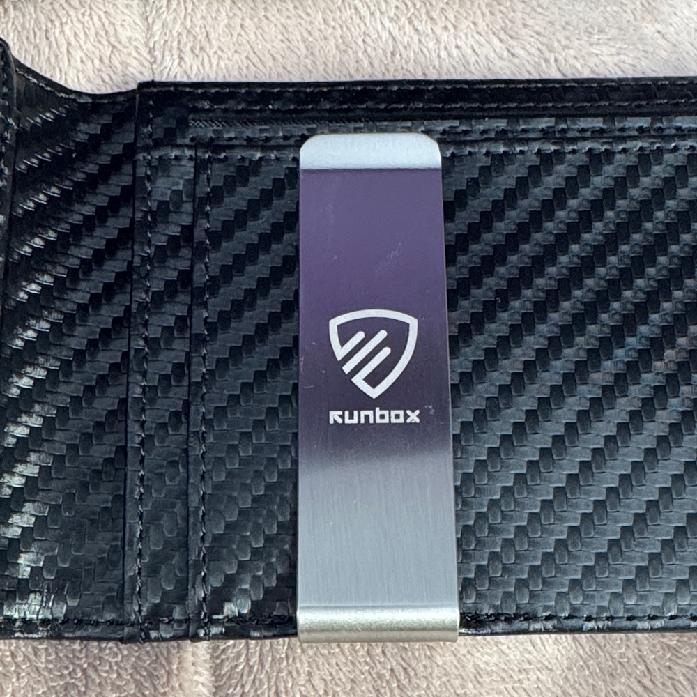 Black Carbon Fiber Money Clip - Picture 2 of 3